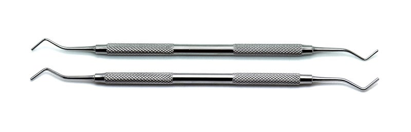 SUPERIOR INSTRUMENTS Dental Plastic Filling 718-2, 719-3 Double Ended 1.4mm/1.6mm, 1.8mm/2mm Composite Amalgam Restorativ​e Instrument​s - Image 2